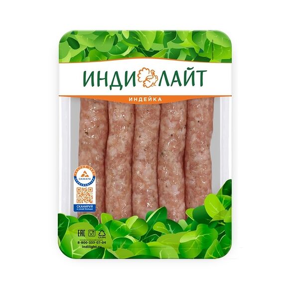 Колбаски Индилайт из индейки Барбекю, 310 г