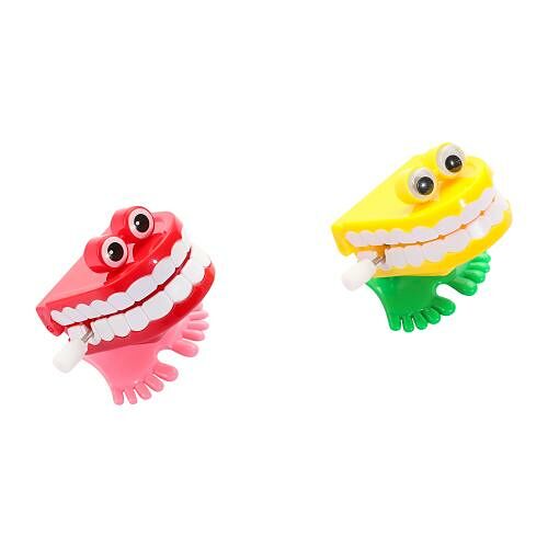 Игрушка заводная Челюсть в ассортименте, 1 шт