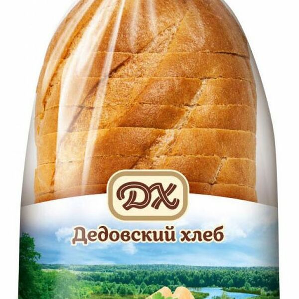 Батон нарезной Дедовский хлеб нарезанный, 400г