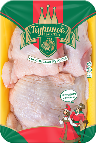 

Бедро куриное Куриное царство Классическое охлажденное подложка вес