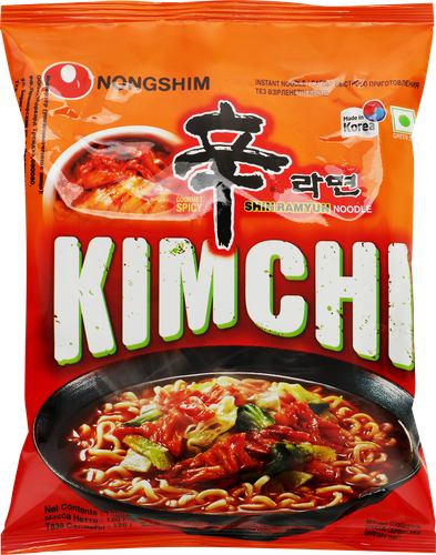 

Лапша быстрого приготовления Nongshim Кимчи Рамен 120 г
