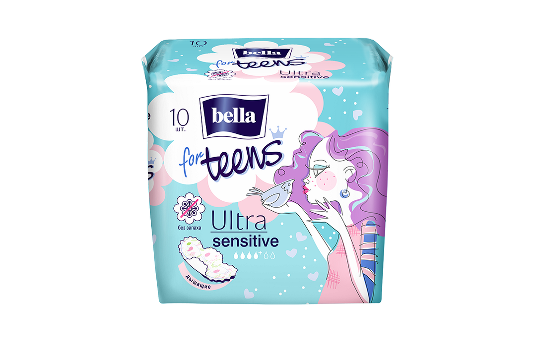 

Прокладки Bella For teens Ultra sensitive 10 шт.