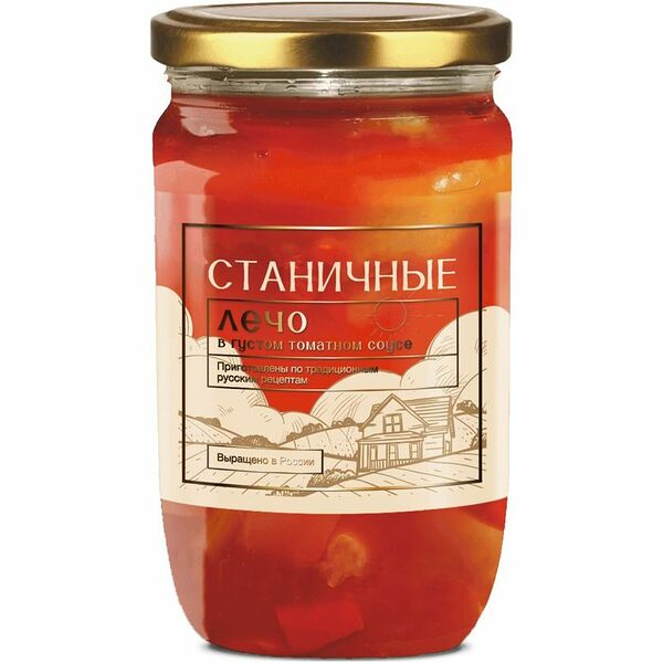 Лечо Станичные в густом томатном соусе 720 г