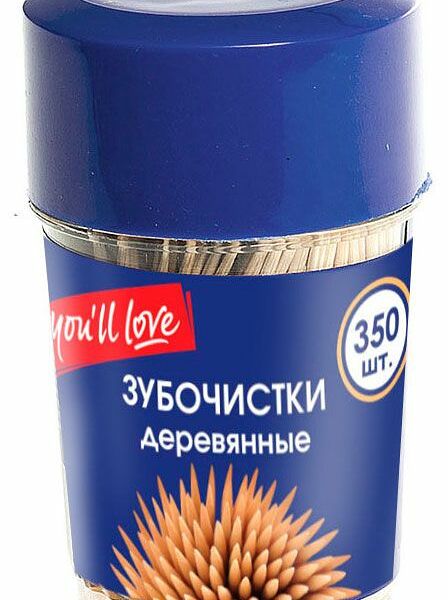 Зубочистки деревянные You'll Love, 350 шт.