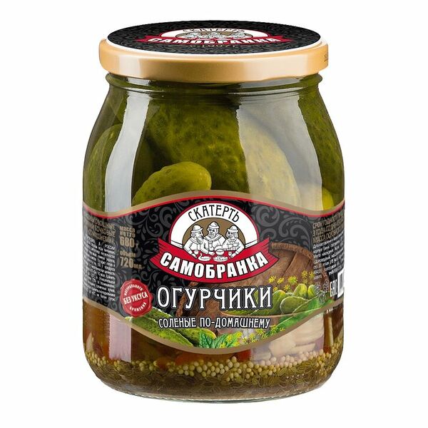 Огурчики солёные по-домашнему Скатерть-Самобранка бочковые