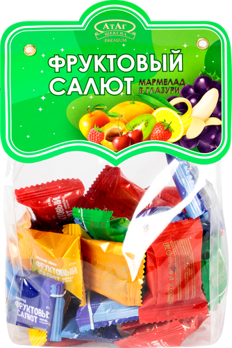 

Мармелад Атаг Фруктовый салют глазированный 250 г