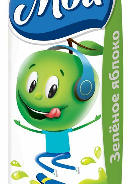 Сок Мой Зеленое яблоко, 0.2 л