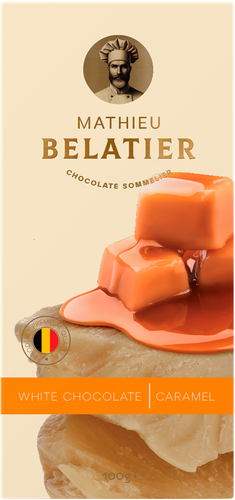 

Шоколад белый Mathieu Belatier с кусочками карамелизированного сахара 100 г