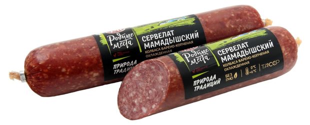 

Колбаса копчено-вареная РМ АГРО Сервелат Мамадышский 330 г