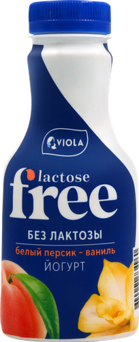 

Йогурт Viola Free Белый персик-ваниль безлактозный 1.1% 270 мл