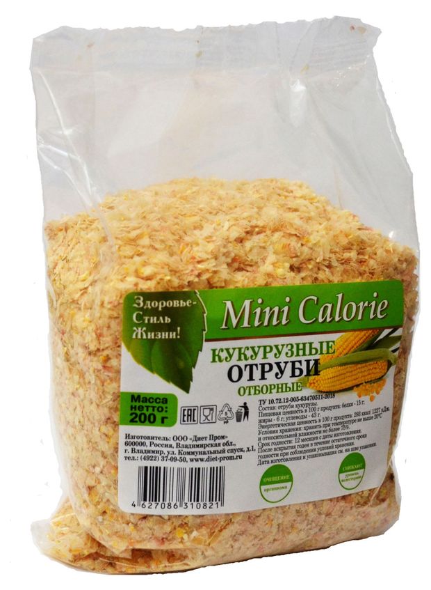 

Отруби кукурузные MINI CALORIE отборные