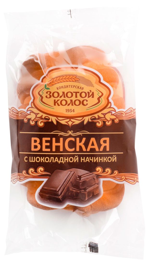 

Булка Золотой колос Венская с шоколадом 75 г