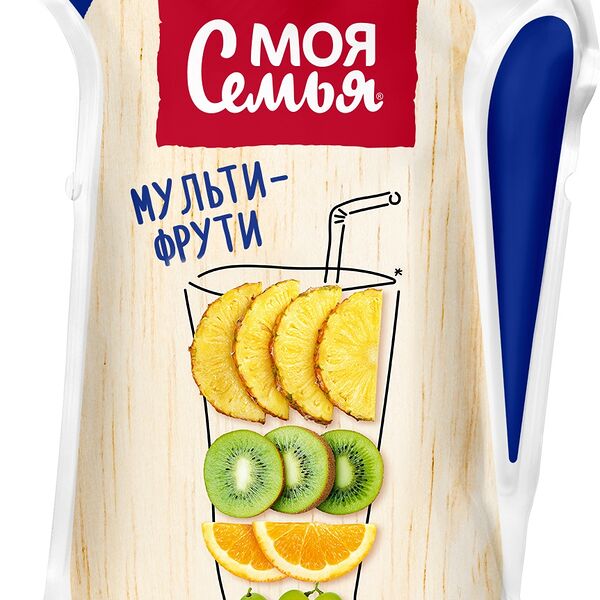 Напиток сокосодержащий Моя Семья Мульти-Фрути 175мл