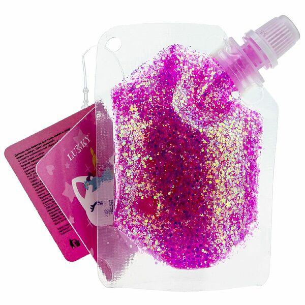 Гель-блестки для детей Lukky для тела, волос и лица 15г