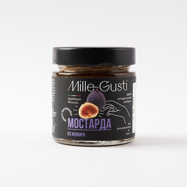 Начинка фруктовая Mille Gusti мостарда из инжира 200г