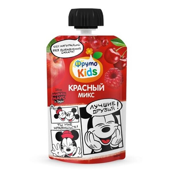 Фруто ньянья пюре пауч Красная смесь 90г