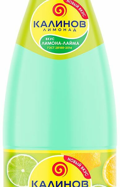 Напиток Калинов вкус Лимона-лайма Классический, 1,5 л