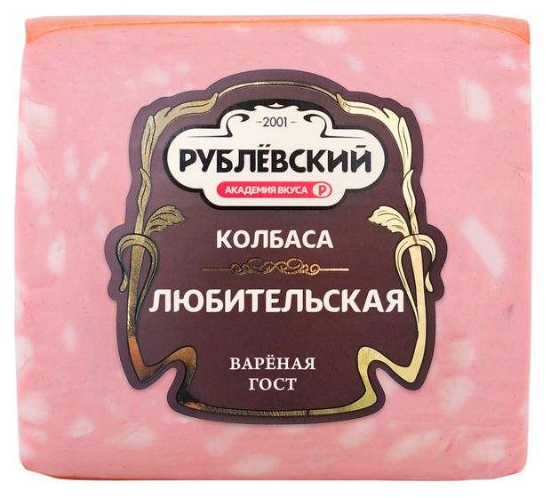 

Колбаса Рублевский любительская 400 г