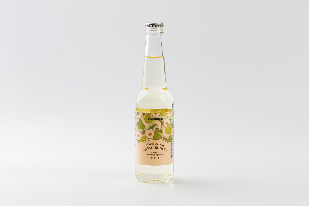 

Лимонад Домашний с соком яблока-груши