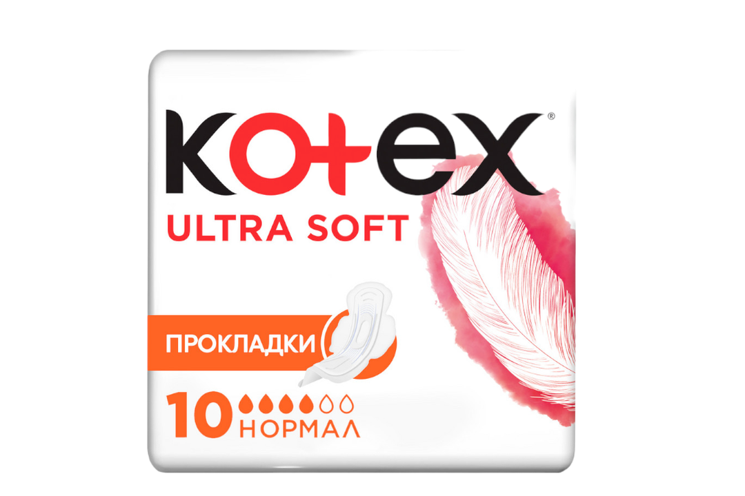 

Прокладки Kotex Ultra Soft Нормал 10 шт. дизайн упаковки в ассортименте