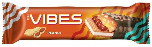 Шоколадный батончик Good Vibes с карамелью и арахисом 40г