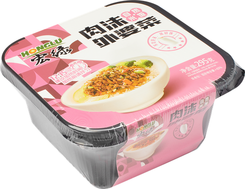 

Рис быстрого приготовления Honglu с овощами и мясным фаршем 295 г