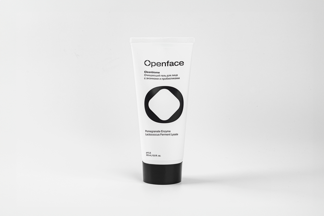 

Гель очищающий для лица с энзимами и пробиотиками Cleanbiome, 200 мл, Openface