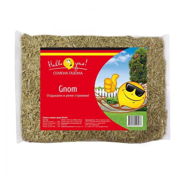 

Семена газонной травы Hallo grass Gnom 1 кг