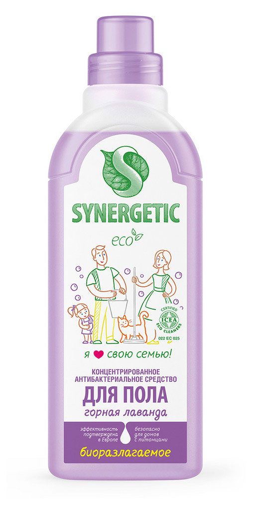 

Средство для мытья полов Synergetic Горная лаванда 0.75 л