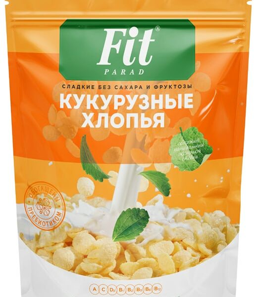 Хлопья Fitparad Кукурузные 200г
