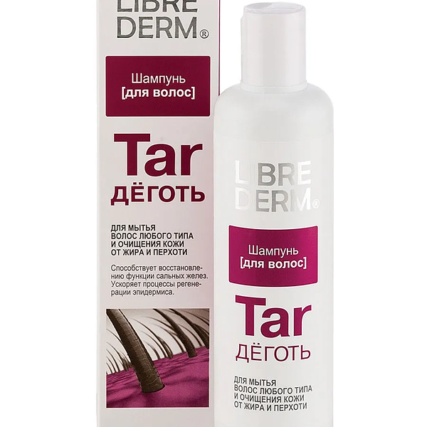 Librederm Dermatology шампунь для волос деготь 250 мл