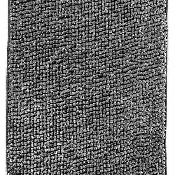 Коврик для ванной Fresh code Шенилл из микрофибры цвет: серый, 40×60 см