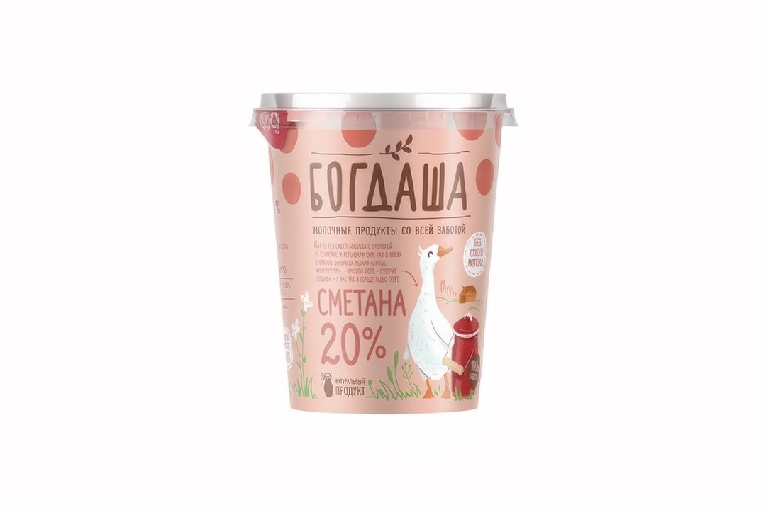 

Сметана Богдаша 20% 300 г