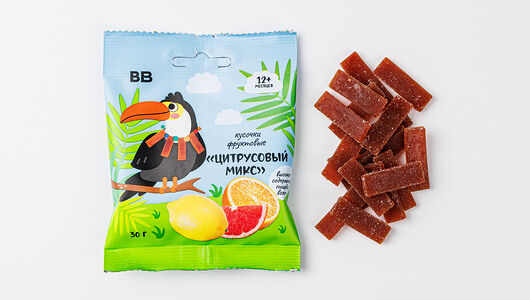 Кусочки фруктовые ВкусВилл Цитрусовый микс