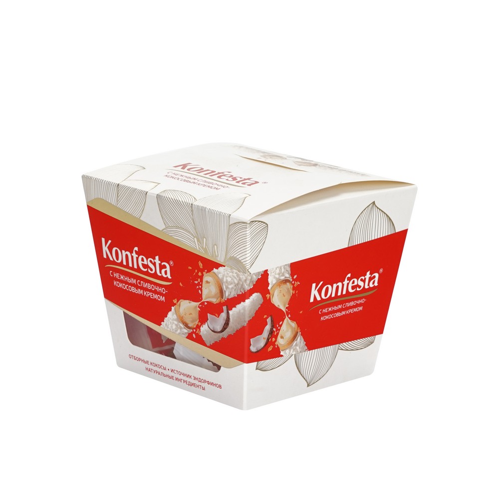 

Конфеты Konfesta со сливочно-кокосовым кремом 150 г