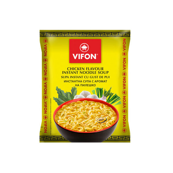 Лапша б/п пшеничная со вкусом курицы, VIFON, 60 г