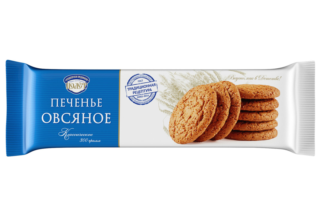 

Печенье КП Полёт Классическое овсяное 300 г