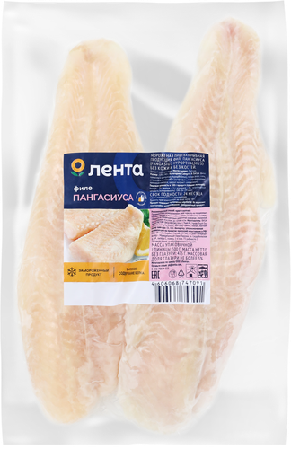

Пангасиус Лента замороженный филе 500 г