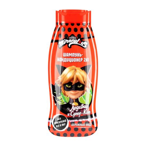 

Шампунь-кондиционер для волос Miraculous детский 2в1 Супер-Кот 400 мл