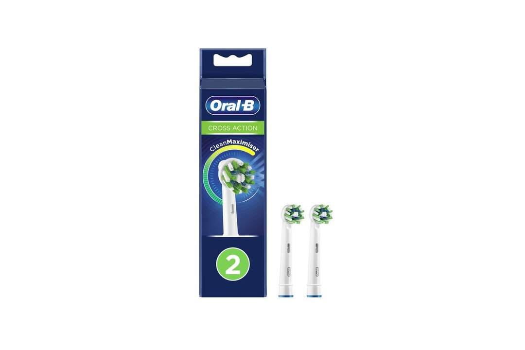 

Насадка для зубных щеток Oral-B Cross Action CleanMaximiser White 2 шт