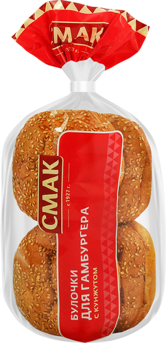 

Булочки Смак для гамбургеров 4 шт. 240 г