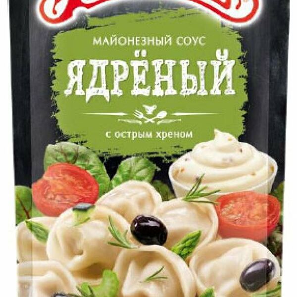 Соус майонезный Махеевъ Ядреный с острым хреном