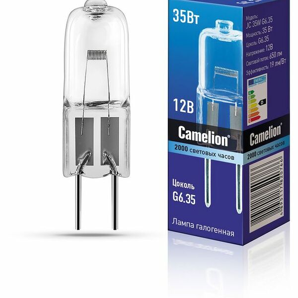 Лампа галогенная G6.35 35 Вт Camelion (Камелион)