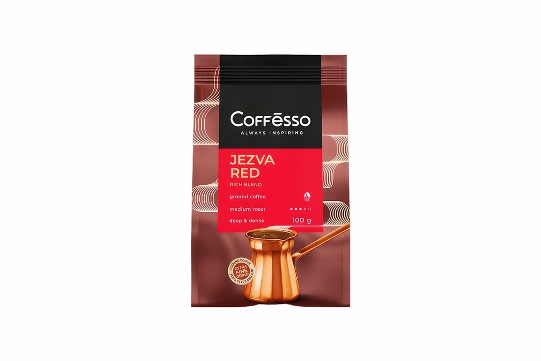 

Кофе молотый Coffesso Jezva Red жареный для турки 100 г