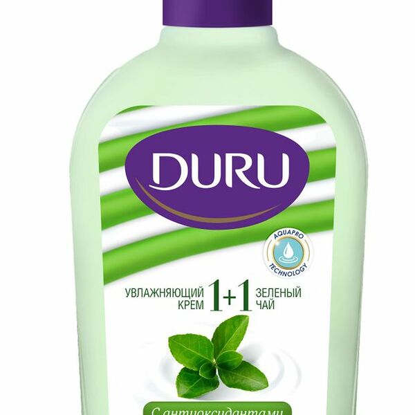 Мыло жидкое Duru 1+1 зеленый чай с антиоксидантами