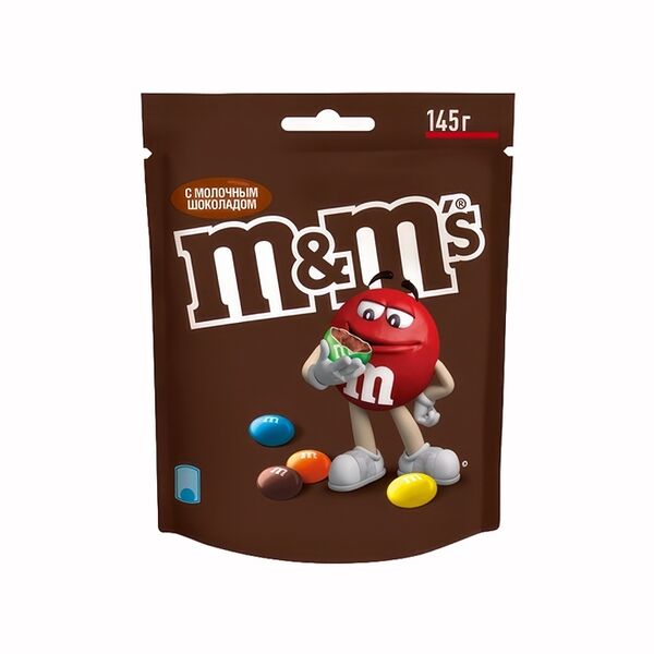 Конфеты M&M's драже c молочным шоколадом для компании, 145г