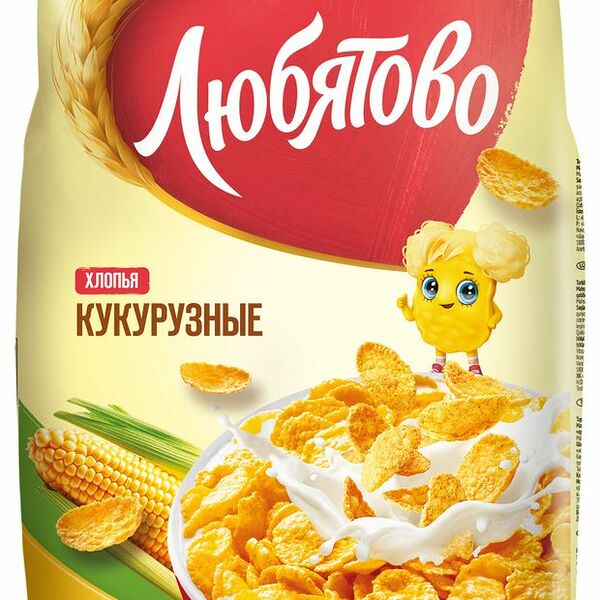 Готовый завтрак Любятово Хлопья кукурузные 600г