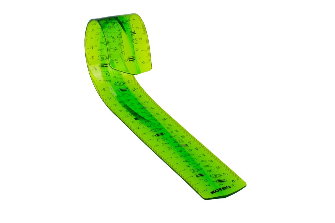 

Линейка Kores 30 см пластиковая в ассортименте 1 шт.