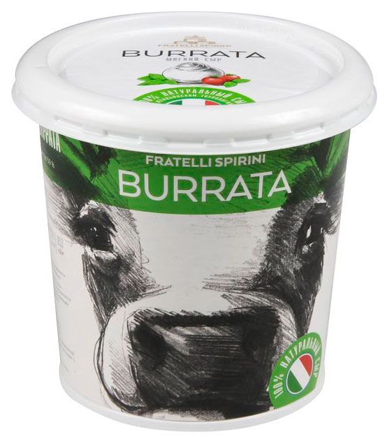 

Сыр мягкий FRATELLI SPIRINI Burrata 59%, без змж