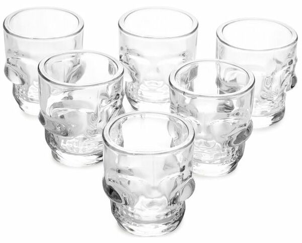 Набор стопок Briverre Череп, 50 мл 6 шт.